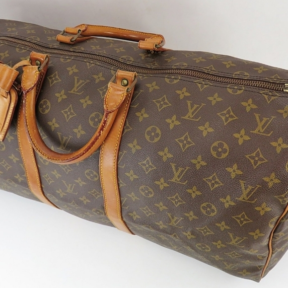 Authentic vintage louis vuitton keepall 55 - Picture 9 of 13